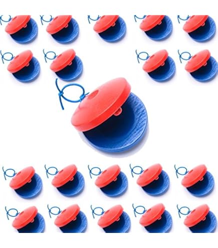 Amazon | ookuwa カラフル リングベル 20個セット 打楽器 ハンドベル